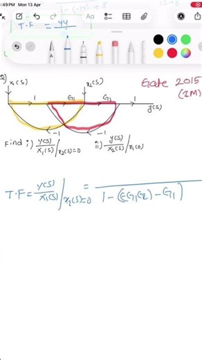Find transfer function in signal flow graph easy way