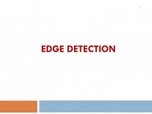 Edge Detection - SlideServe