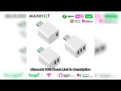 Tuya Smart WiFi/Zigbee Micro USB Adaptor 1-3 Gang 5V Mini USB Power Adaptor Charge Plug Timing Voice