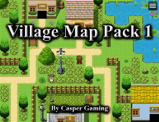 [Map Pack] Village Maps for RPG Maker MZ by Casper Gaming
