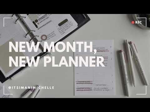 new month, new inserts, new planner ✨