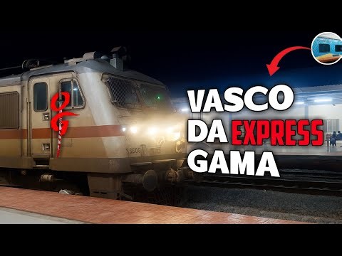 VASCO DA GAMA - SHALIMAR AMARAVATHI Express #arrival & depart At CUMBUM Railway Station #indian