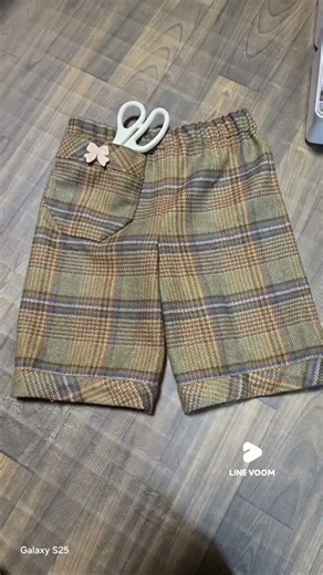 孫にキュロットスカートを作りました。買ったけど着ないスカートをもらったので孫にキュロットスカートを作りました。丸味のあるバックは、病院で車椅子を押すときに邪魔にならないサイズて重宝しています。