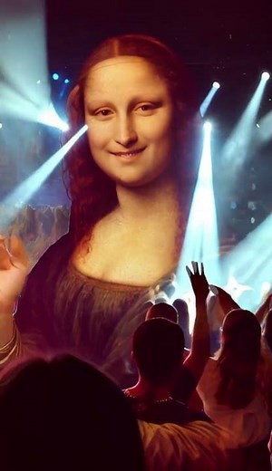 👉 La Mona Lisa se vuelve ROCKERA 🤘 |#MonaLisa #IronMaiden #AnimacionIA #ArteDigital #Rock