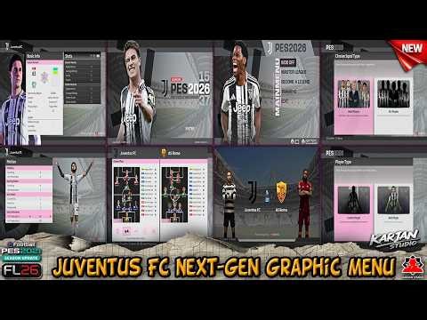 Juventus FC Next-Gen Graphic Menu + installation - PES 2021 & Football Life 2026