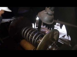 Magnaflux testing under UV light...