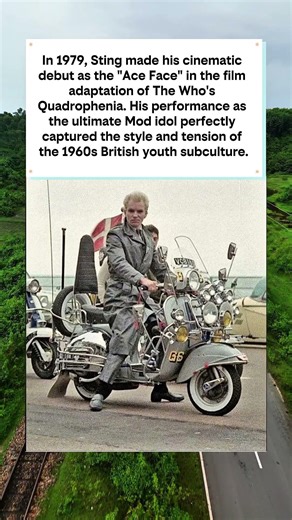 Sting as Ace Face in Quadrophenia 1979 🛵