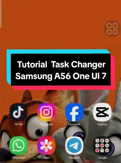 Samsung A56 5G Task Changer Tutorial for One UI 7