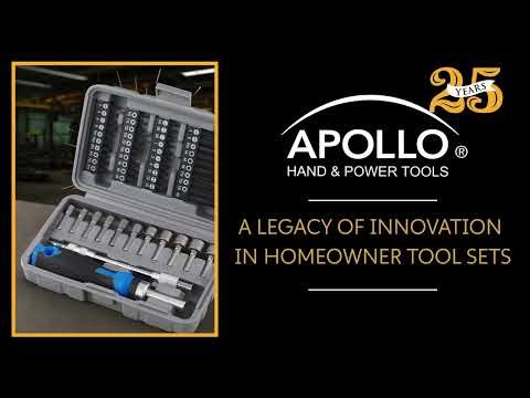 DT9025 Screwdriver and Nut Driver Bit Set by Apollo Tools