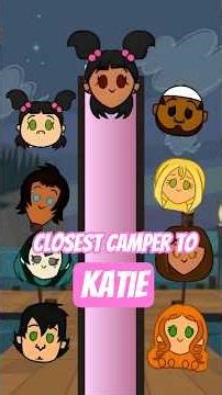 Who Is The Closest Camper To Katie in Total Drama? #totaldramaisland #totaldrama #disventurecamp #td