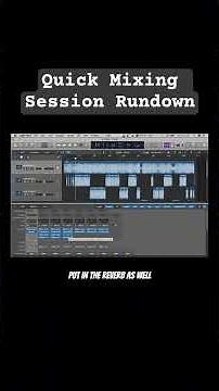 Mix Session #breakdown #music #musicproduction #musicproducer #producer #shorts #audio #sound #fyp