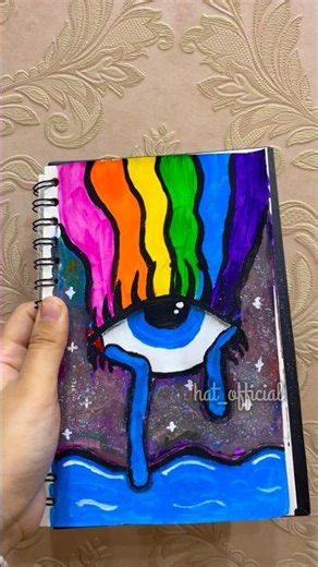 Spectrum of Emotions | Colorful Eye Painting | Acrylic Art