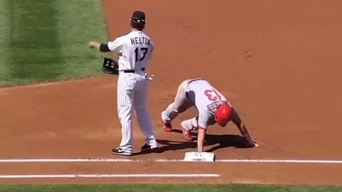 We just saw our first hidden ball trick of the year