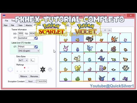PKHex Tutorial Basico y Avanzado: Pokemon Escarlata y Purpura
