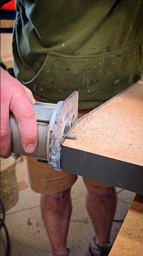 Cutting Edge Banding with the Dewalt Router #woodwork #woodworking #dewalt #edgebanding