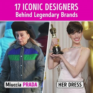 174K views · 621 reactions | 50+ Iconic Designers Behind Legendary Brands | CelebRatings | Facebook