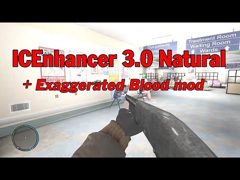 GTA IV ICEnhancer 3.0 Natural + Exaggerated Blood Mod Gameplay | GTA IV Modding (Brutal)