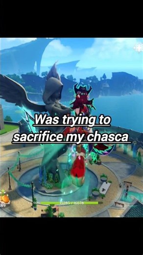 Trying to sacrifice chasca #genshinimpact #hoyoverse #hoyocreators