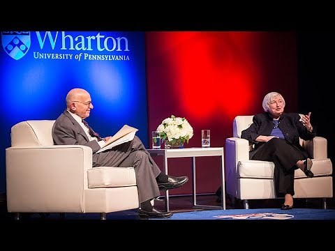 Janet Yellen Joins Wharton Finance Prof. Jeremy Siegel for Howard Crawley Memorial Lecture