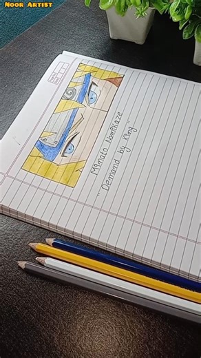 🎯 Subscriber Challenge Complete ✔️ Minato Drawing #shorts #anime #MinatoNamikaze