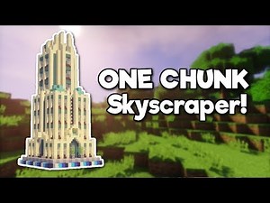 Minecraft: Skyscraper in ONE CHUNK! [Tutorial]