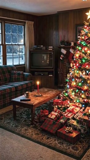 It's Christmas morning and you wake up early. The Magic of Christmas Morning in the 80s.