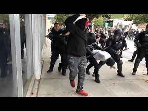 Violence erupts after Modesto protest march