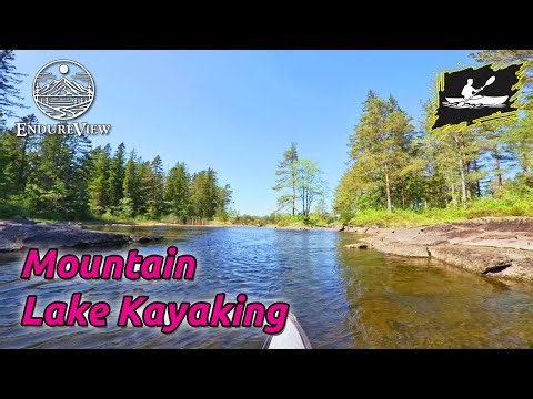 Virtual Kayaking - Mountain Lake Kayaking in Sørfjorden: Birdsong & Blue Skies