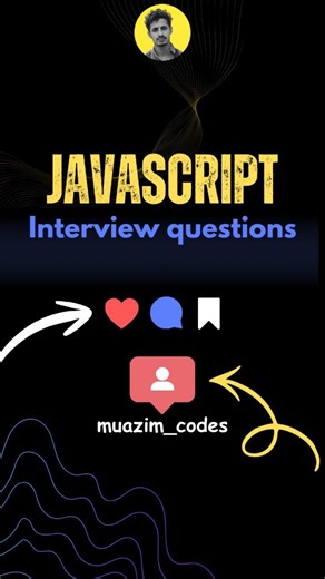 Muazim on Instagram: "Save this reel now✅ . . #javascript #webdevelopment #softwareengineer #reactjs #java #viral #college #frontend #js #softwaredeveloper #backend #backendengineer #backenddeveloper #frontendengineer #frontenddeveloper #reactjs #javascript #reactjsdevelopment #reactnative #reactjsbootcamp #java #dsa #iitbombay #iit #coding #codingmemes #corporatelife #corporate #interview [ JS, Software Engineer, Javascript, Corporate, Web Development, App Developer , reality , meme, JavaScript
