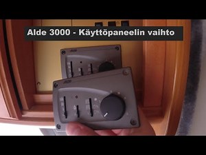 Solifer S6 - Alde 3000 käyttöpaneelin vaihto ja testailua