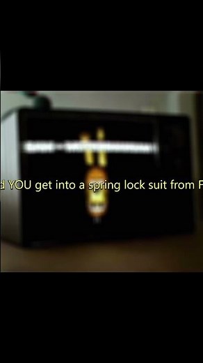 would you get into a spring lock suit from FNAF? #fnaf #fnafvhs #viral #recommended #horror #fyp