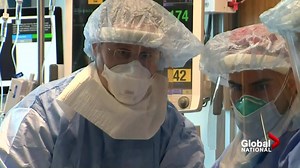28K views · 62 reactions | Global News was granted rare access inside the intensive care unit at Toronto's Humber River Hospital, where doctors and nurses are waging a war on COVID-19. READ: https://globalnews.ca/news/6880138/coronavirus-ontario-pandemic-pay-eligibility-list-expanded/ | Global National | Facebook
