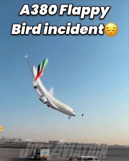 A380 Flappy Bird incident😔😭
