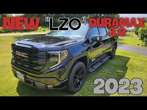 2023 GMC Sierra 1500 with new LZO Duramax 3.0 Turbo Diesel. Walkaround/review.