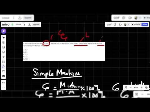 Simple Machine SCCE and UTME question explained #machines #physics #jamb #utme