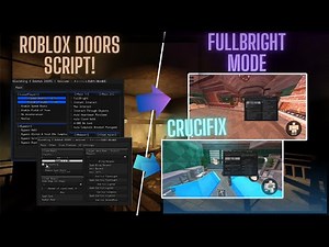 Insane Roblox Doors Script! [PASTEBIN] | Fullbright, Max Interact, Crucifix, Buy items & more!