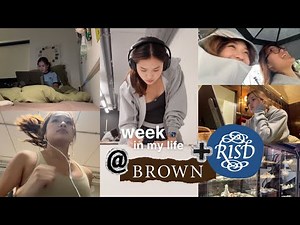 uni vlog | BROWN RISD dual degree | art school + ivy league? balancing art, academics, training...