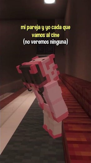 esto pasa cuando vas al cine con tu pareja #minecraft #shorts #humor