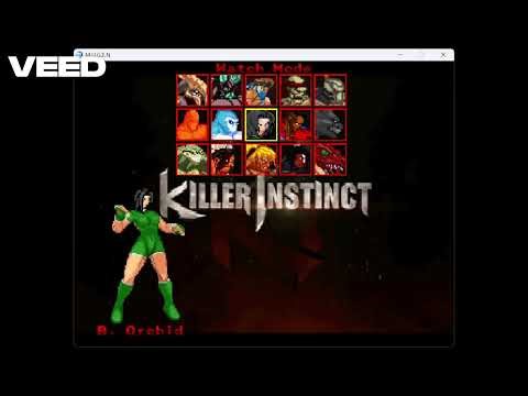 Custom Capcomized Killer Instinct Mugen - Select screen and new updated characters
