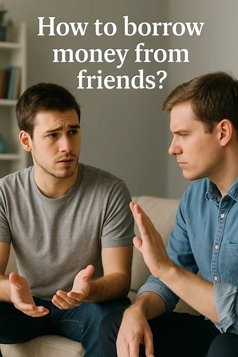 How to Borrow Money from a Friend – Simple Conversation#english #englishlistening #englishstories