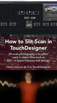 How to Slit-Scan in TouchDesigner #touchdesigner #tutorial #generativeart #visuals #vj