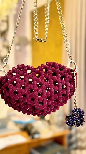 2.9K views · 302 reactions | Velvet beaded handbag, custom-made...