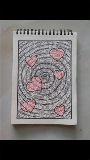 Easy Doodle Art Tutorial | Easy Heart Drawing | Easy Art | Drawing | Art | Doodle Art | Doodle