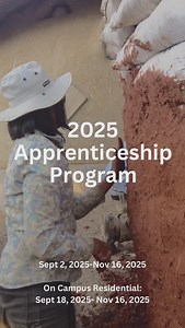 Now accepting applications for the 2025 Apprenticeship Program at CalEarth! This is the only program that offers comprehensive training in all aspects of SuperAdobe building. Spaces are limited and always fill up so we recommend applying quickly. Send a DM or email workshops@calearth.org with any questions. | Cal-Earth Institute