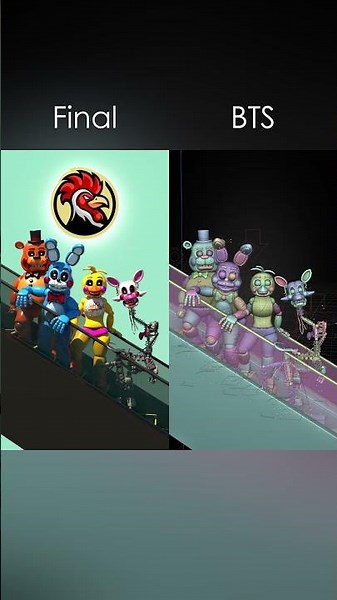 FNAF 2 Classics vs FNAF 2 Movie Animatronics Standoff (BTS)