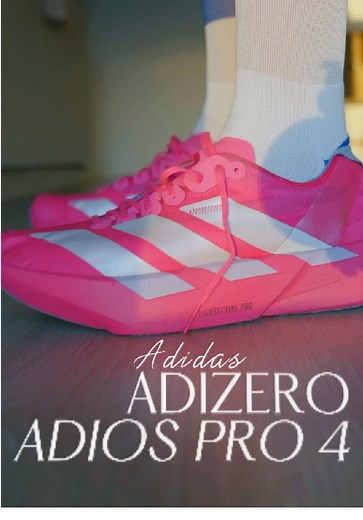 Adidas Adizero Adios Pro 4 in the brand-new pink colorway 🩷 Built for speed on 5K, 10K, and marathon races. ✔️ Lightweight: 213 g in my size EU45 (fast without fatigue). ✔️ Lightstrike Pro foam: maximum responsiveness and energy return. ✔️ EnergyRods 2.0 carbon system: efficient propulsion and smooth transition. ✔️ Continental outsole: top grip on wet and dry roads. ✔️ Breathable upper: secure fit with excellent ventilation for race day. 💥 Use code PIKITRAINER5 for a discount at @Top4Running A