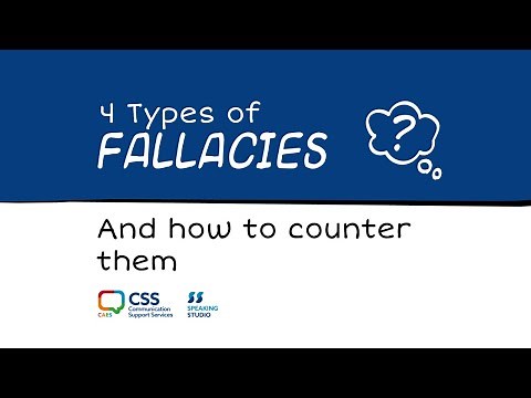 4 types of fallacies and how to counter them