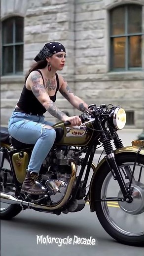 Prepare to be amazed by this incredible vintage motorcycle!