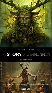 3K views · 299 reactions | Unveiling Cernunnos: The Enigmatic Deity of Celtic Mythology Join us as we explore the ancient legends and symbols associated with this mysterious figure#CernunnosJourney #CelticDeityRevealed #MythicalCernunnos #AncientLegends #NatureAndFertility #CelticMythology #EnigmaticDeity #DivineGuardian #CernunnosLegacy #MysticalJourney | Anime Soul | Facebook