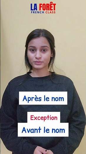 Learn how to use adjectives in french